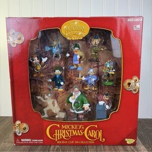 2003 Disney's Mickey's Christmas Carol Holiday Clip-On Collection